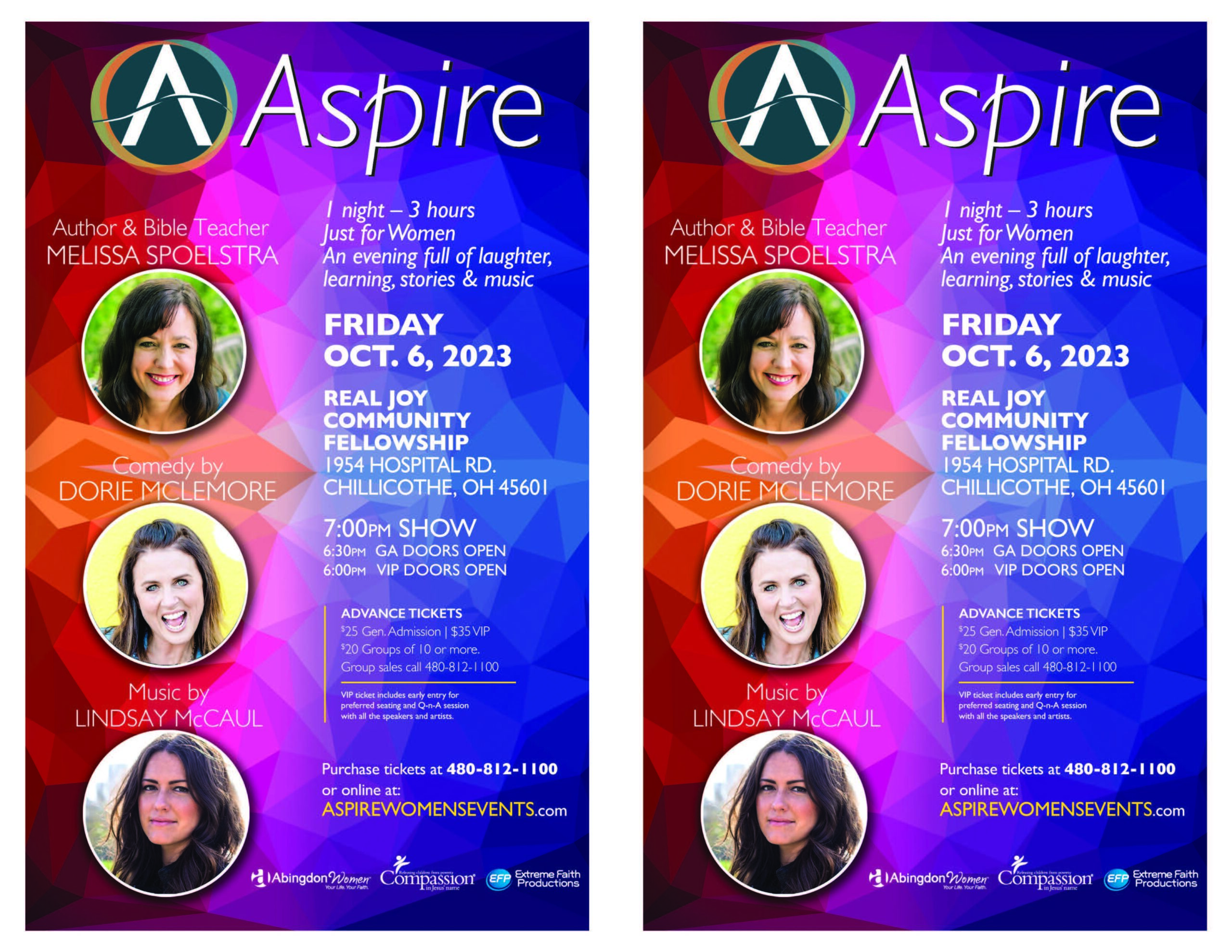 Aspire Friday Oct 6 Chillicothe OH-2UP