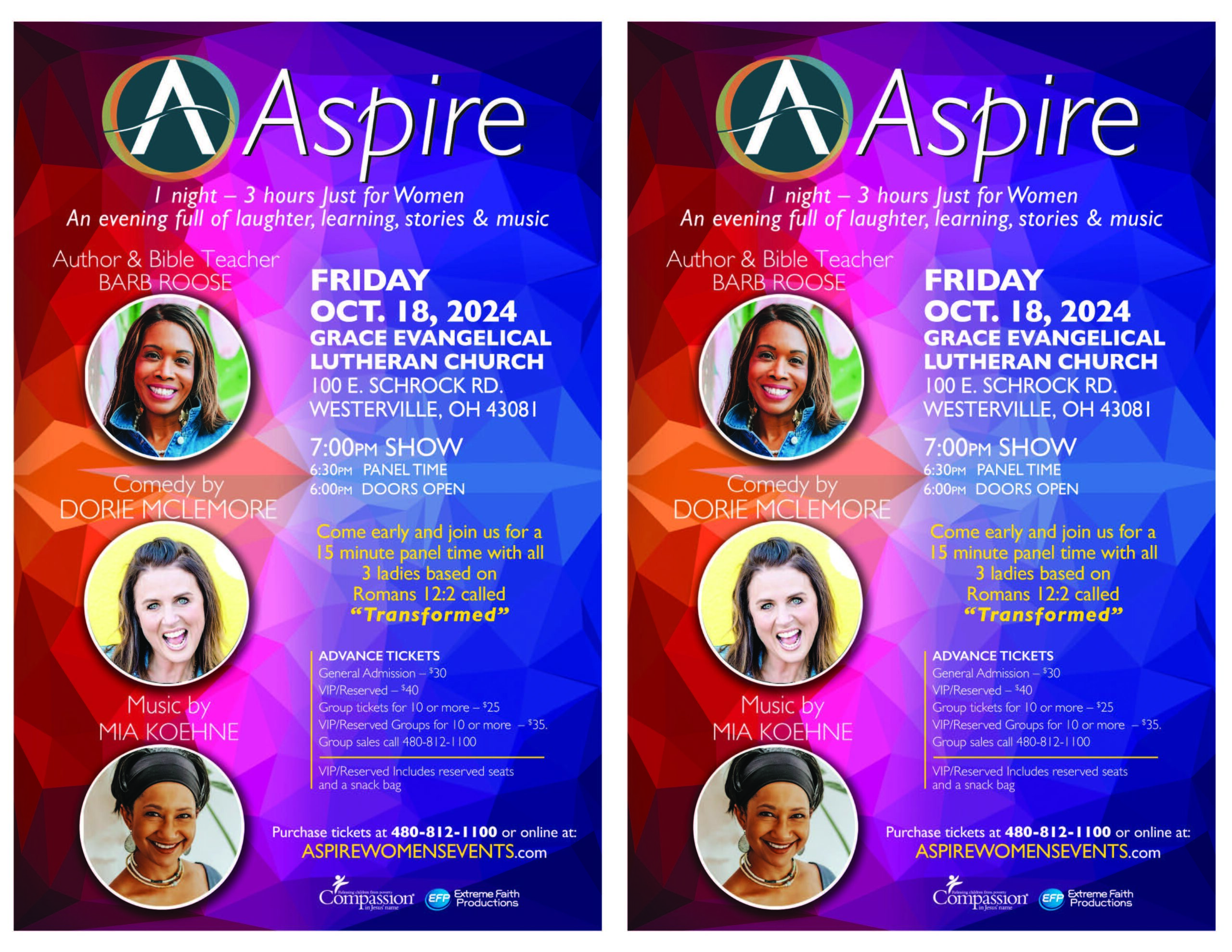 Aspire Fri Oct 18 Westerville OH 2UP