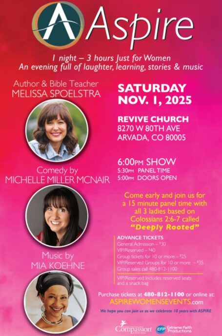 Aspire Sat Nov 1 Arvada CO