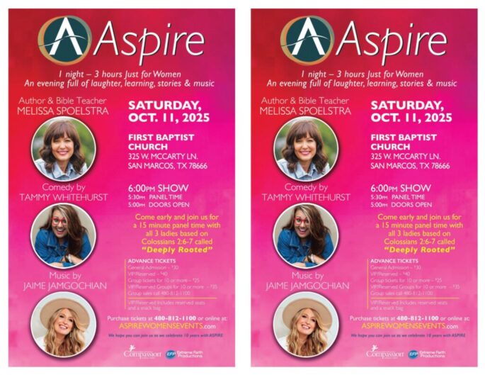 Aspire Sat Oct 11 San Marcos TX-2UP