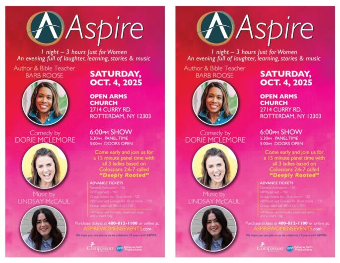 Aspire Sat Oct 4 Rotterdam NY-2UP