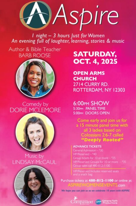 Aspire Sat Oct 4 Rotterdam NY