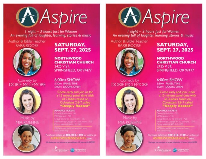 Aspire Sat Sept 27 Springfield OR-2UP (1)