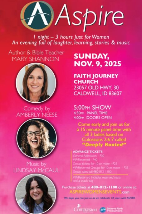 Aspire Sun Nov 9 Caldwell ID