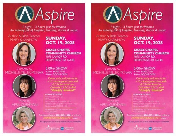 Aspire Sun Oct 19 Hermitage PA-2UP