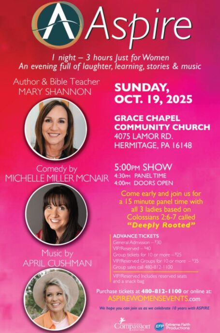 Aspire Sun Oct 19 Hermitage PA