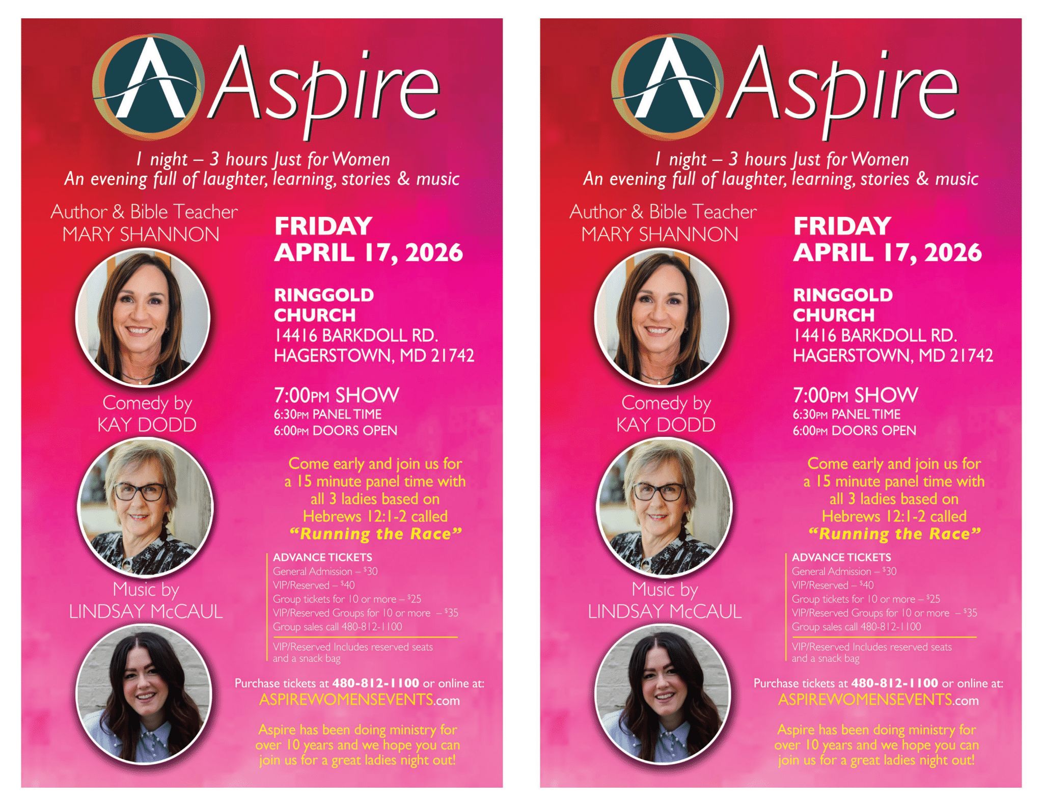 Aspire Fri April 17 Hagerstown MD-2UP