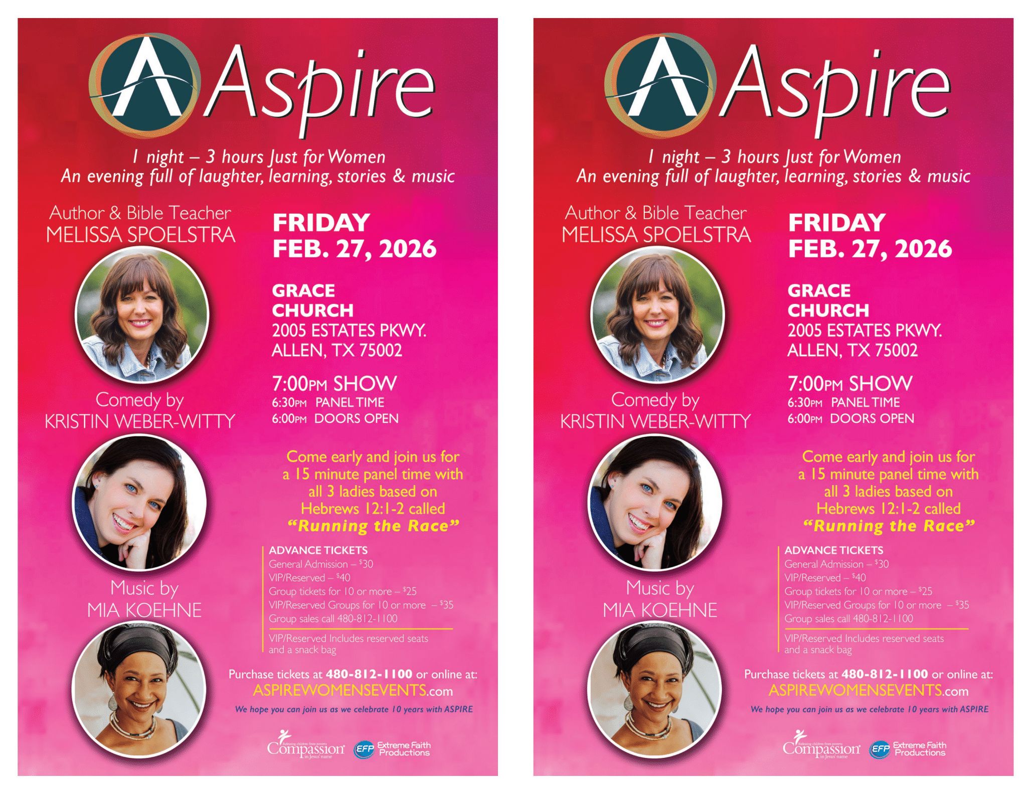 Aspire Fri Feb 27 Allen TX-2UP