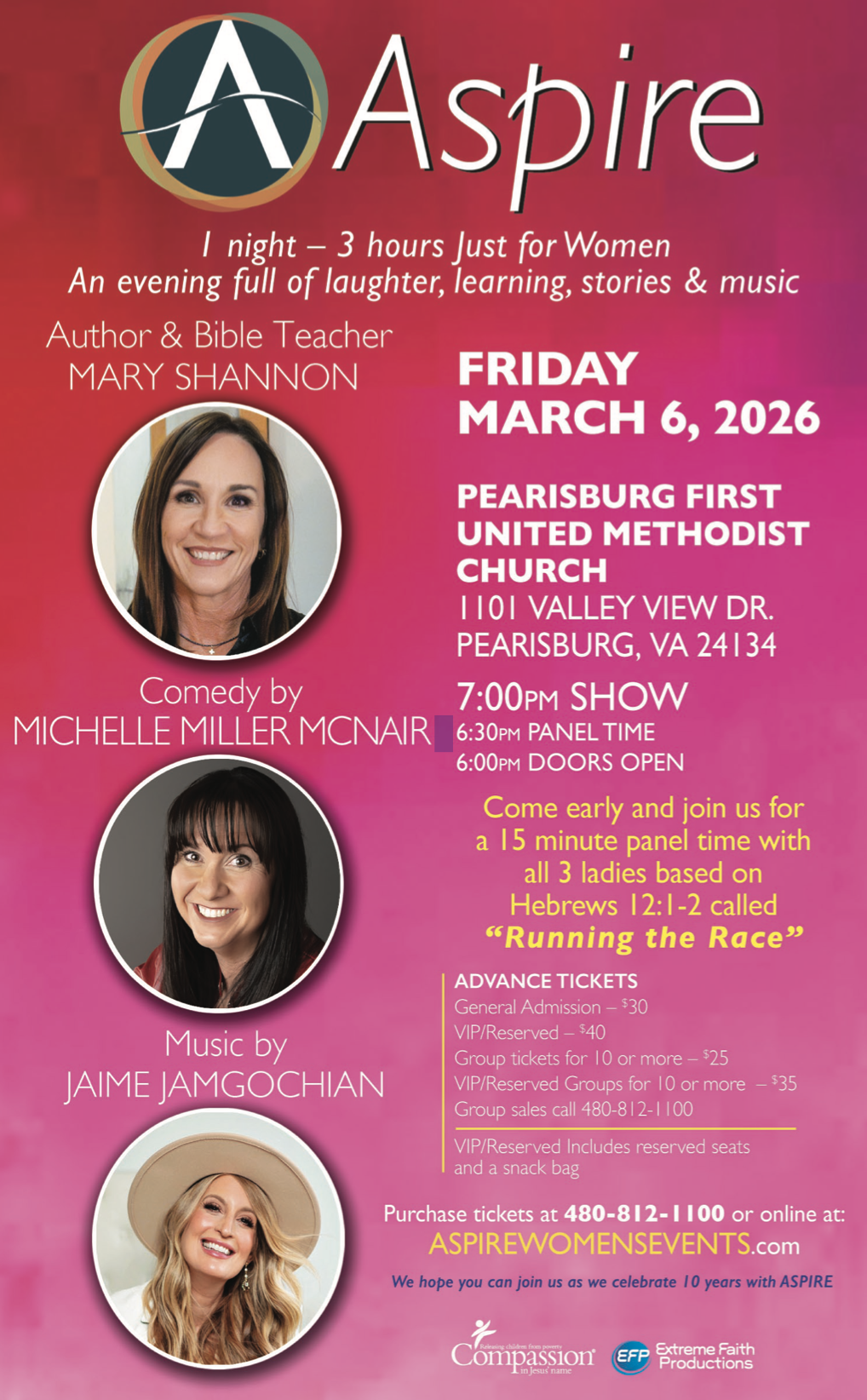 Aspire Fri March 6 Pearisburg VA