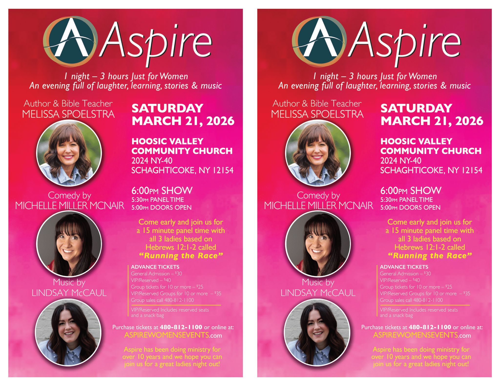 Aspire SAT March 21 Schaghticoke NY-2UP