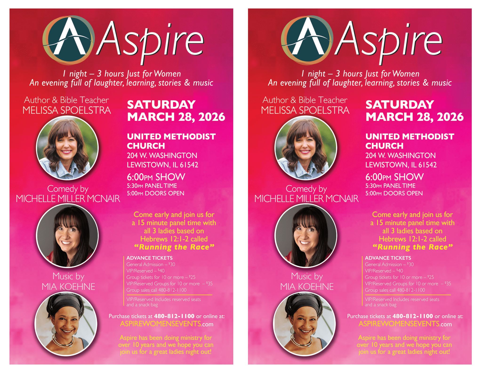 Aspire SAT March 28 Lewistown IL-2UP