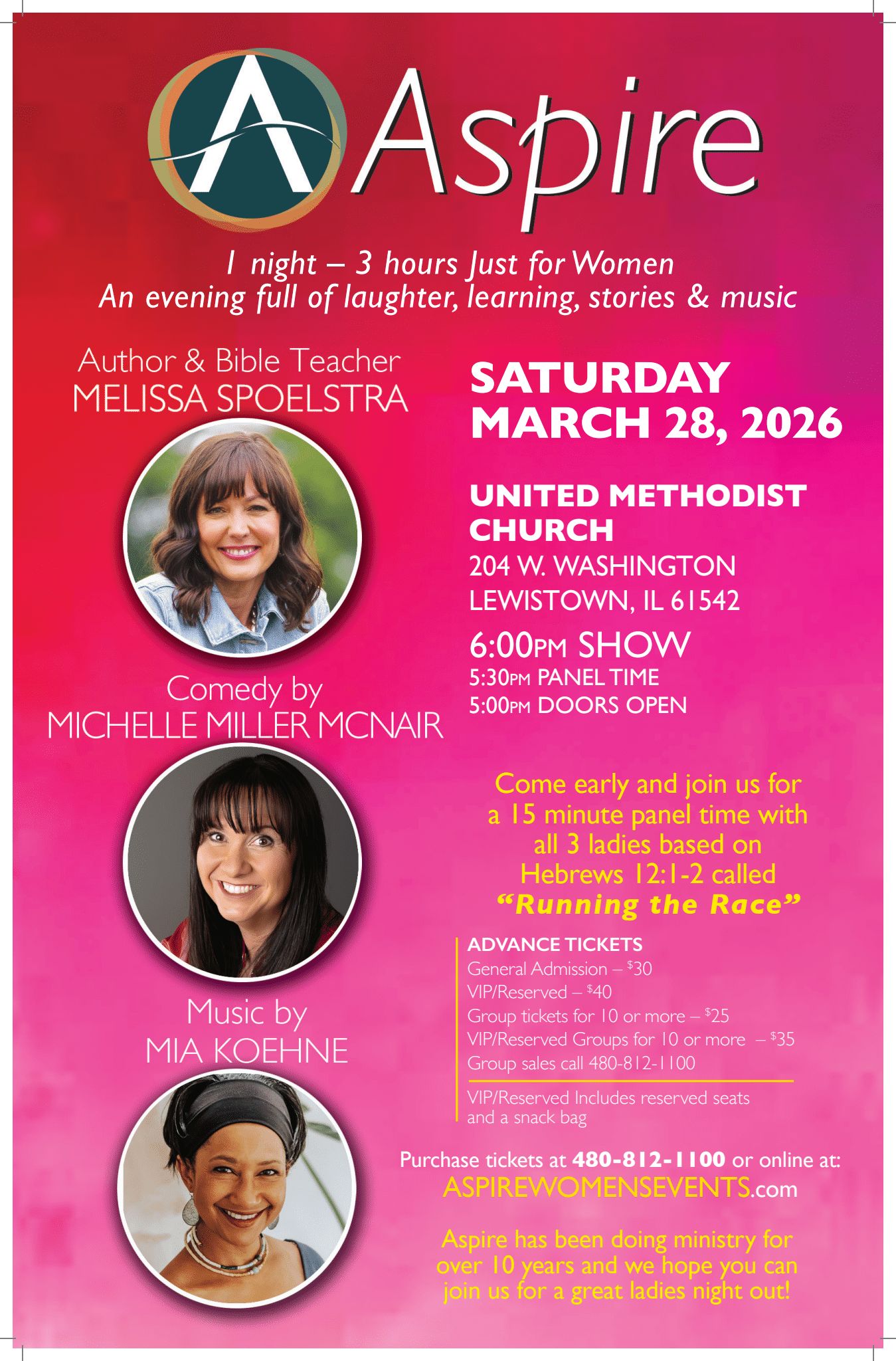 Aspire SAT March 28 Lewistown IL