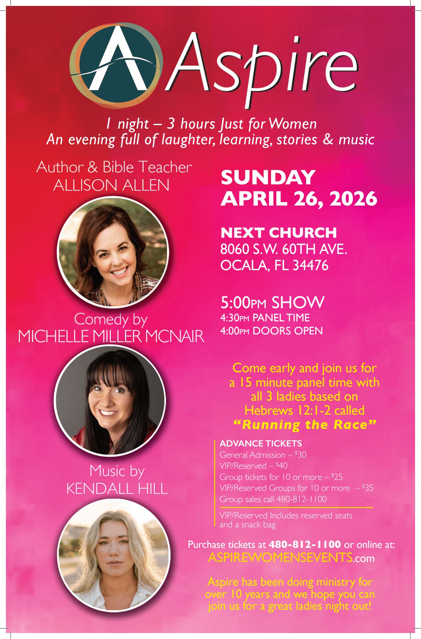 Aspire SUN April 26 Ocala FL