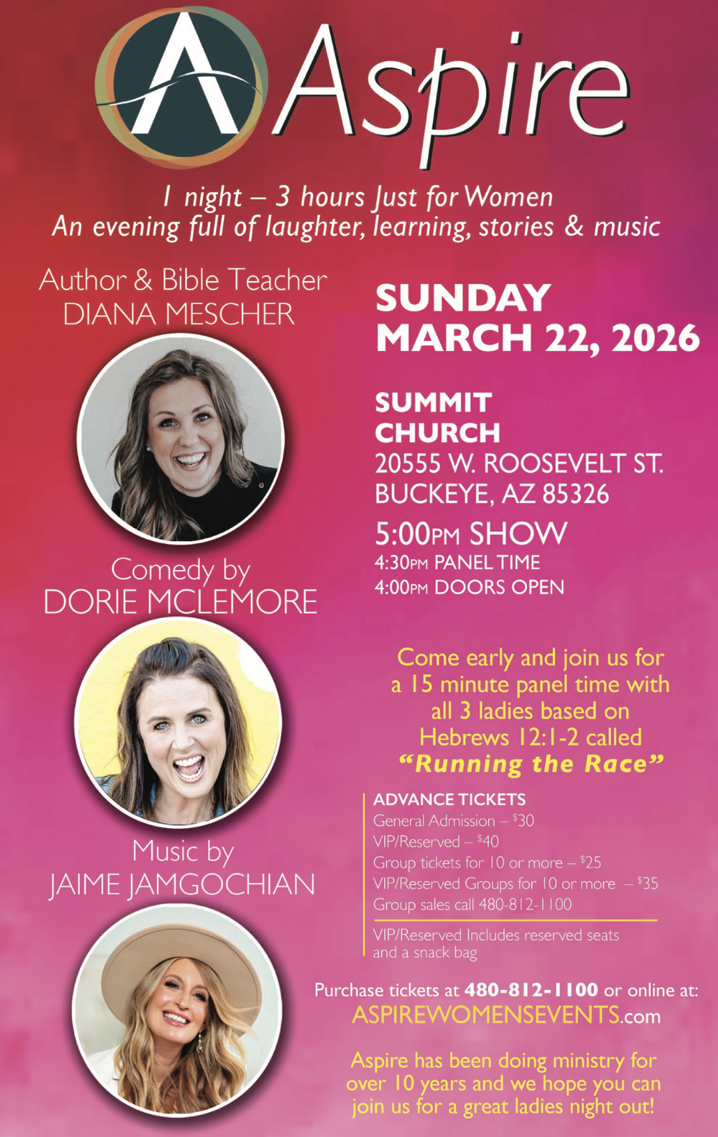 Aspire SUN March 22 Buckeye AZ-2UP