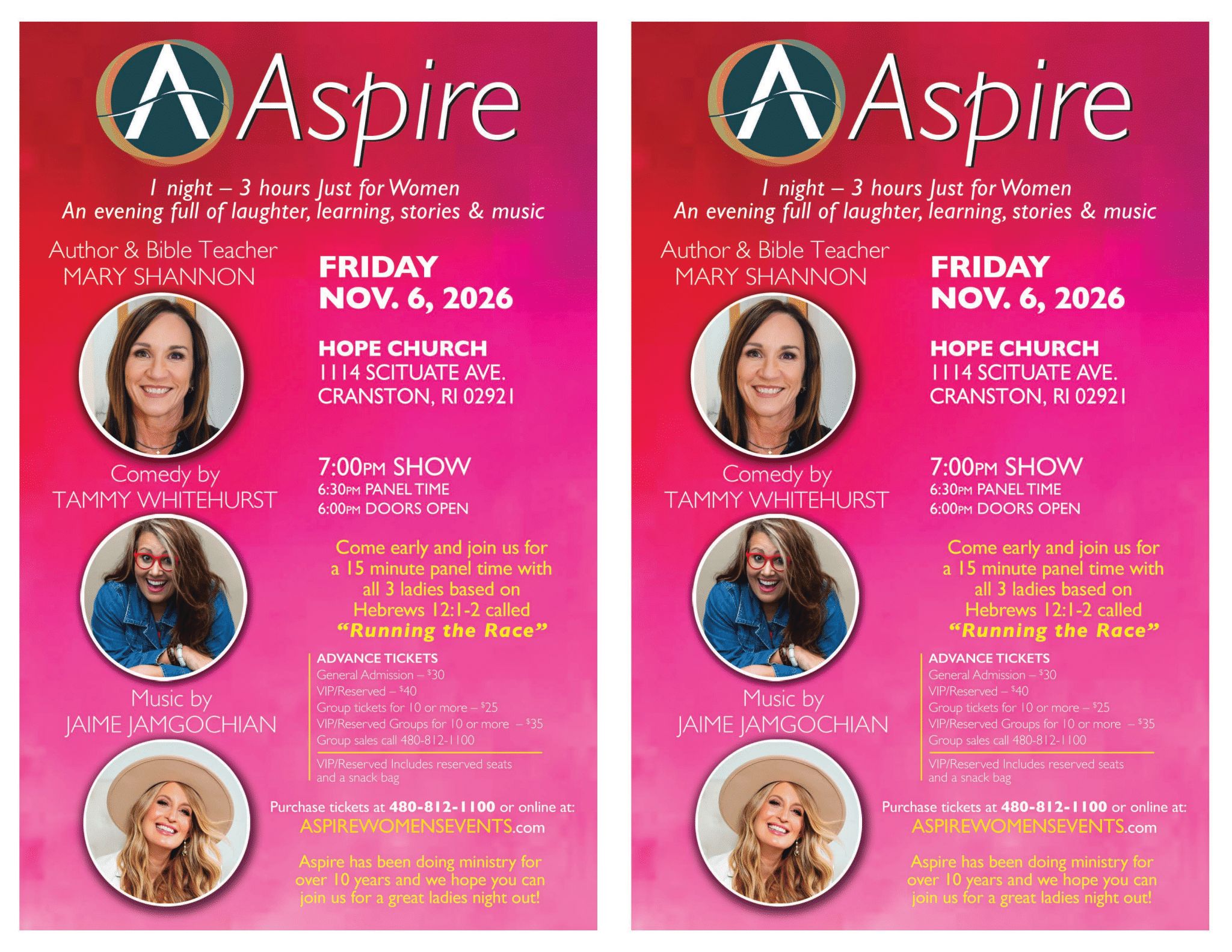 Aspire Fri Nov 6 Cranston RI-2UP