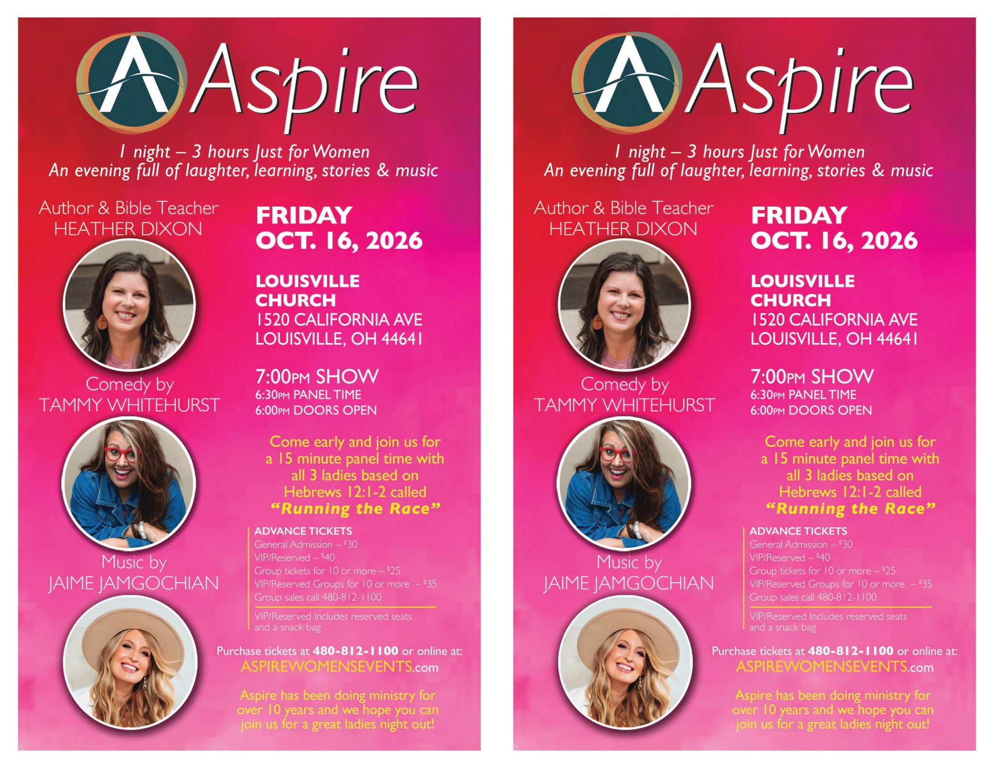 Aspire Fri Oct 16 Louisville OH-2UP