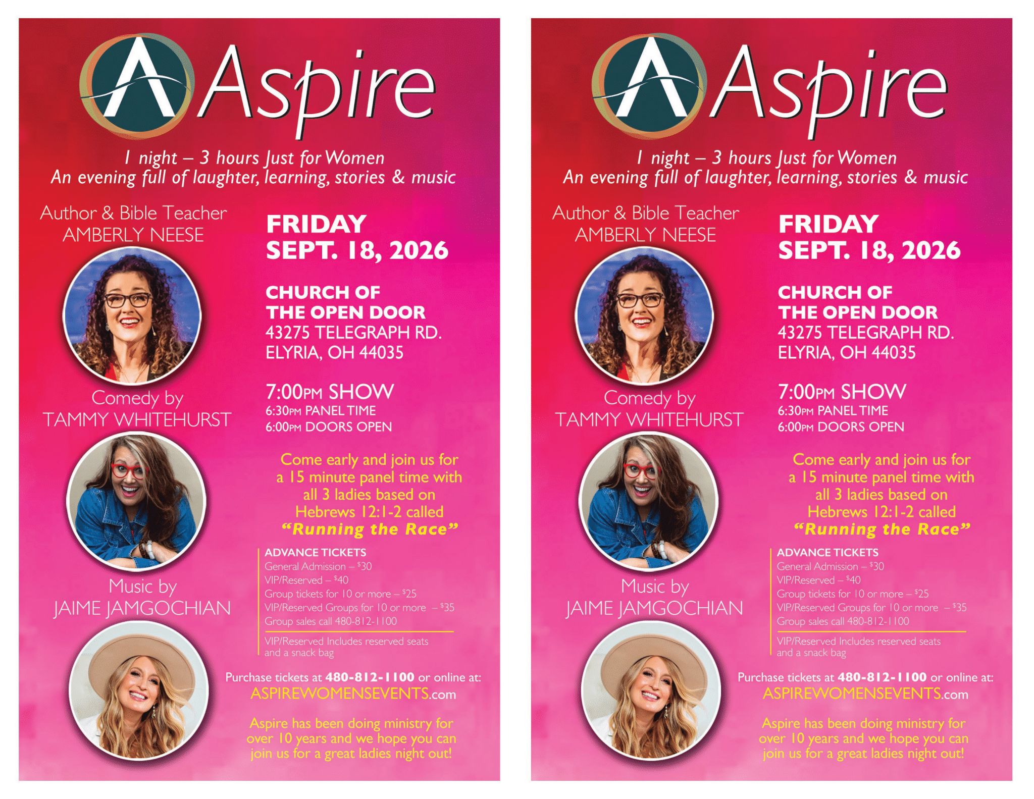 Aspire Fri Sept 18 Elyria OH-2UP