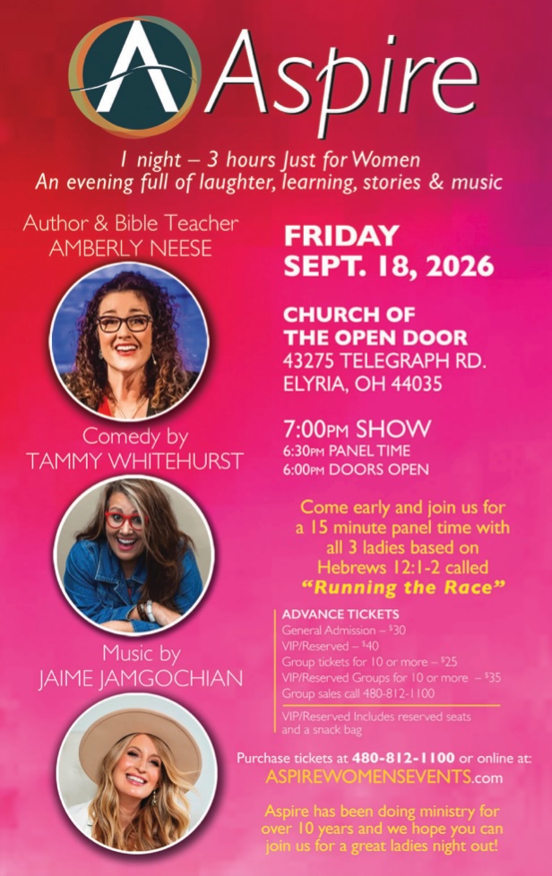 Aspire Fri Sept 18 Elyria OH