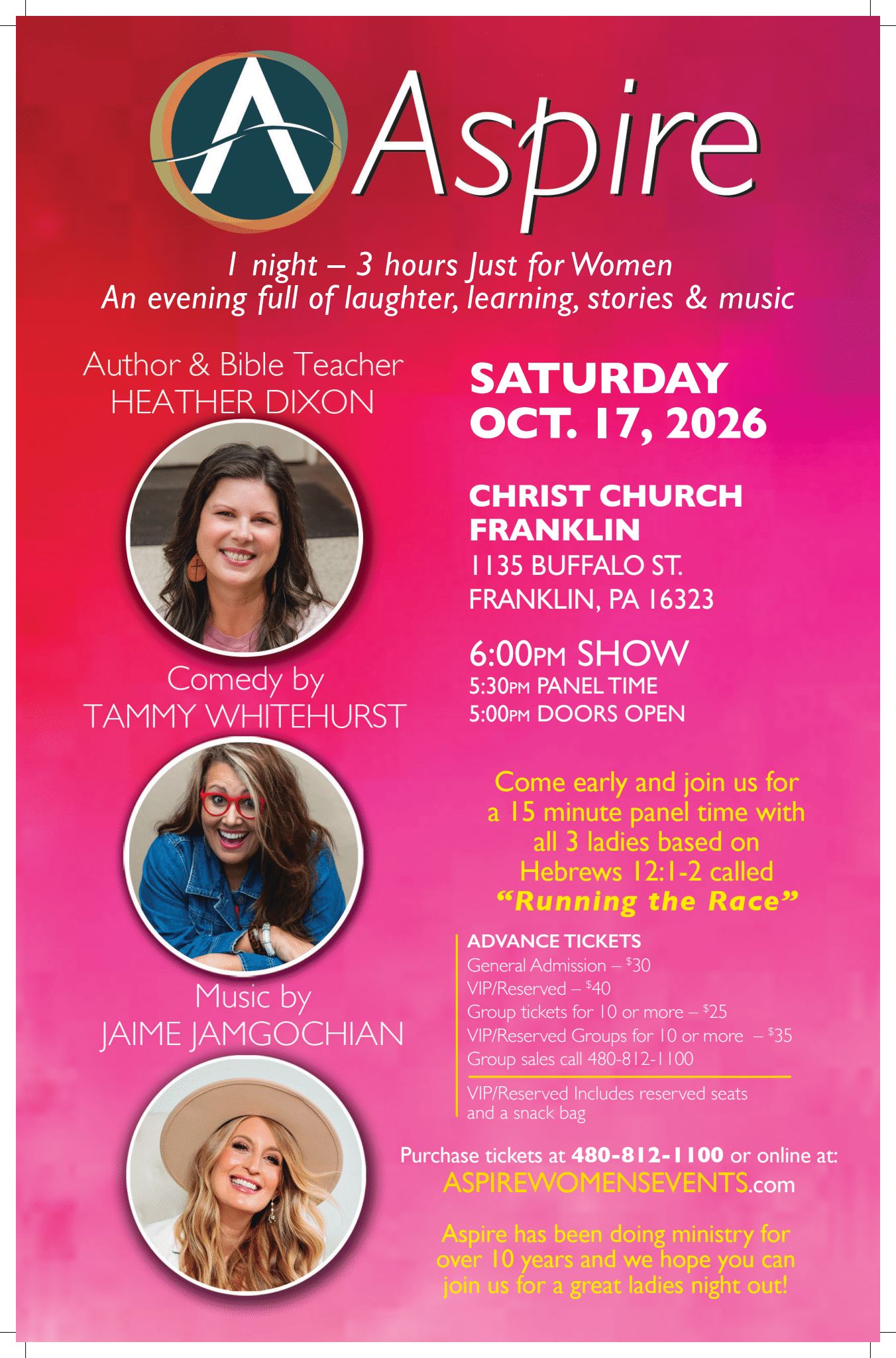 Aspire SAT Oct 17 Franklin PA