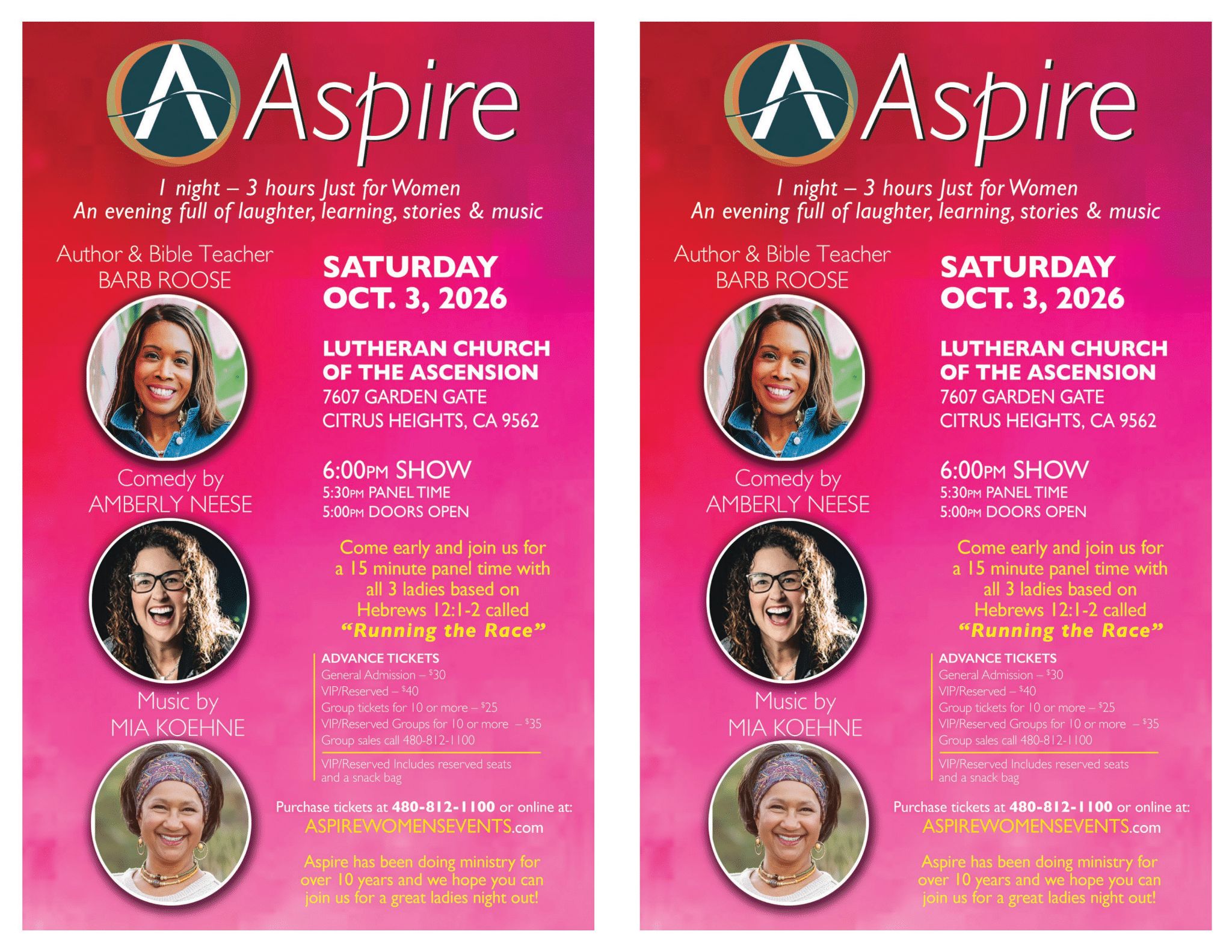 Aspire SAT Oct 3 Citrus Heights CA-2UP