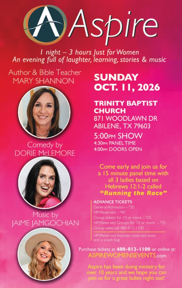Aspire SUN Oct 11 Abilene TX- 2UP
