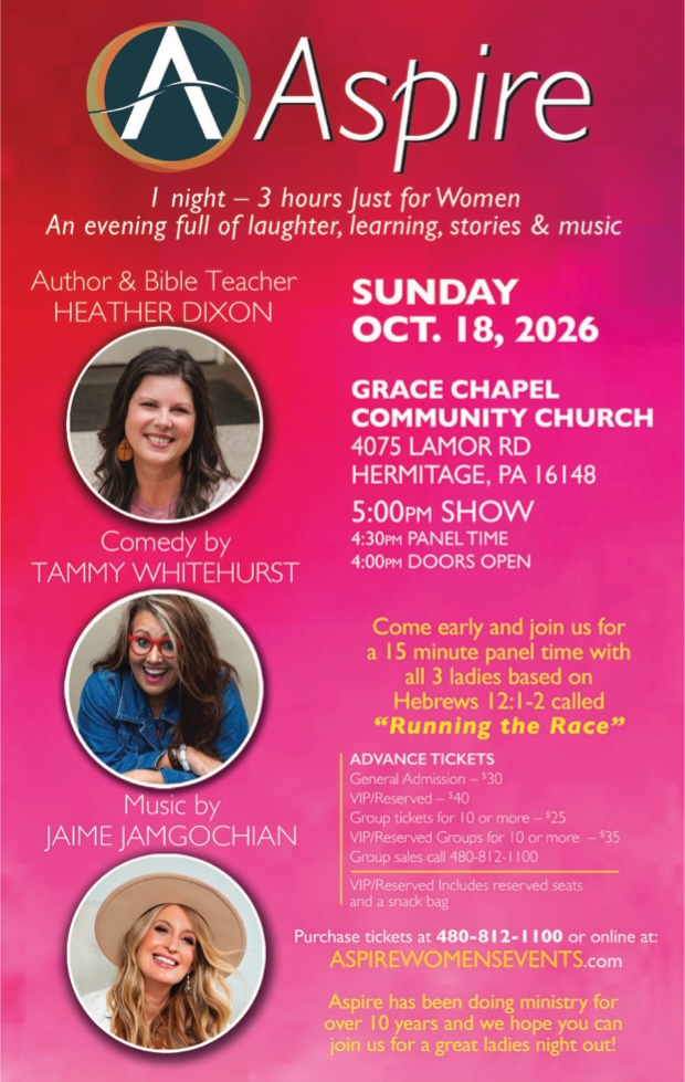 Aspire SUN Oct 18 Hermitage PA