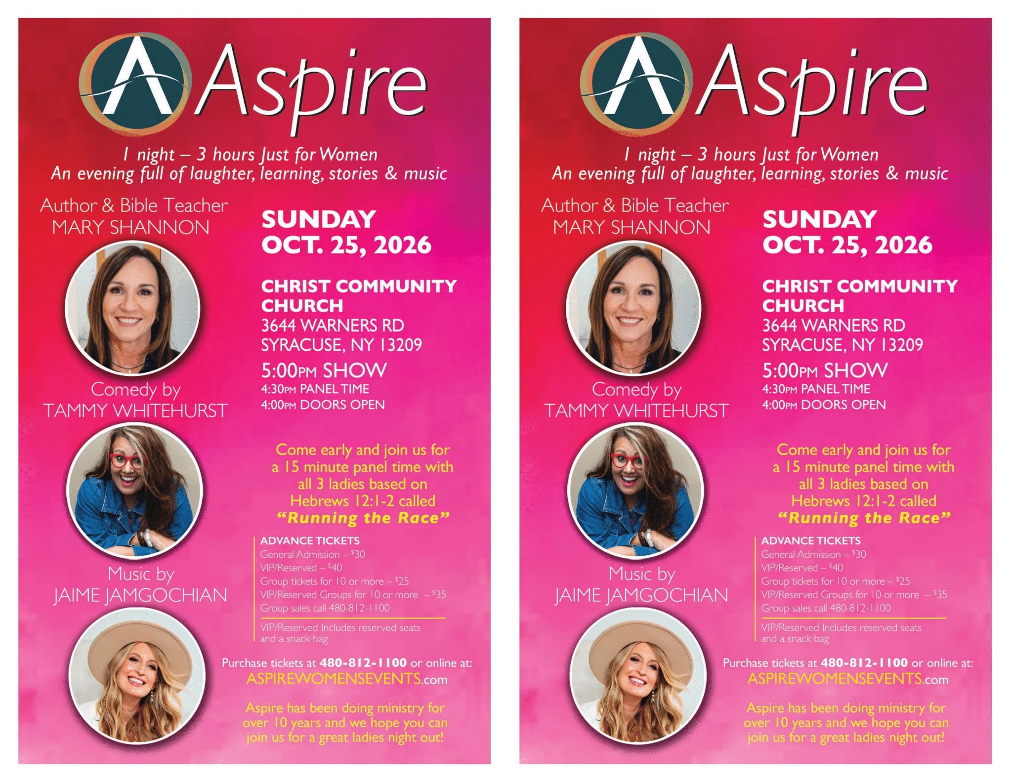 Aspire SUN Oct 25 Syracuse NY-2UP