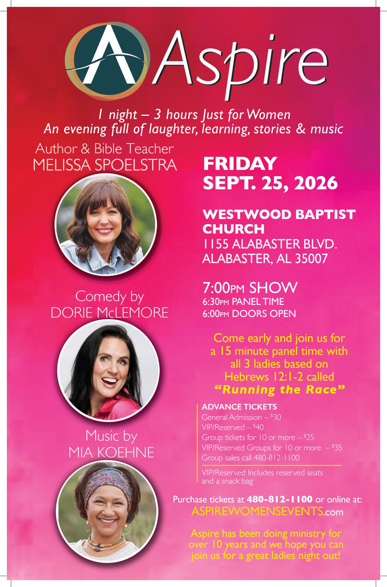Aspire Fri Sept 25 Alabaster AL