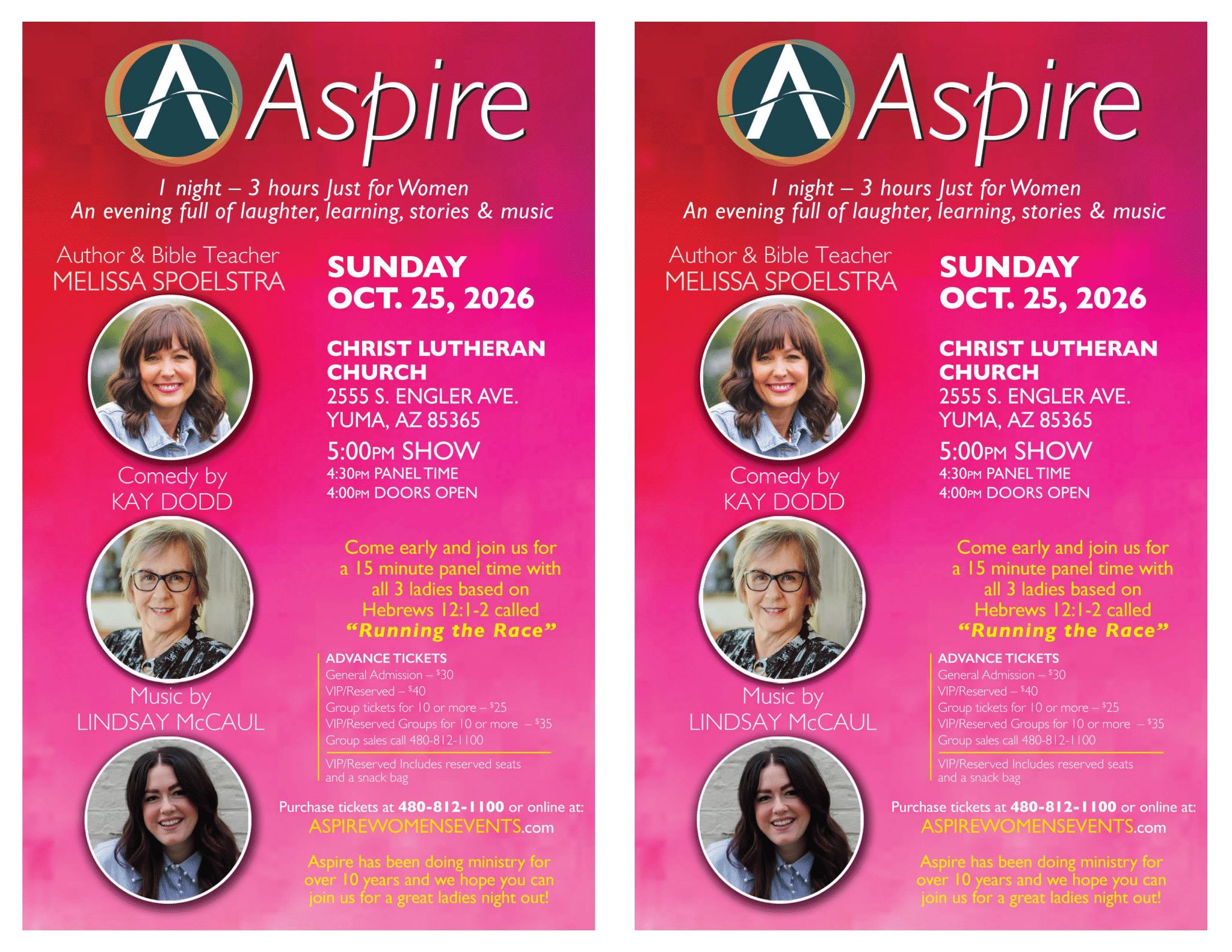 Aspire SUN Oct 25 Yuma AZ-2UP
